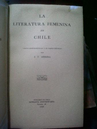 La Literatura Femenina en Chile